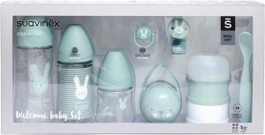 Welcome baby set, verde, Hygge Suavinex