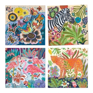 Atelier creativ cu sclipici Tropico, Djeco - Img 4