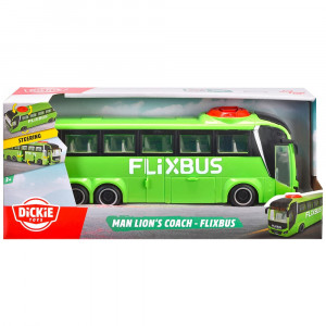 Autobuz Dickie Toys MAN Lion's Coach 26,5 cm Flixbus verde - Img 8