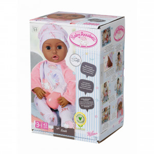 Baby Annabell - Papusica Neagra Leah 43 Cm