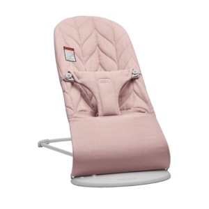 BabyBjorn - Balansoar Bliss Dusty Pink cu aspect delicat de petala, tesatura matlasata, cu bara de jucarii inclusa - Img 2