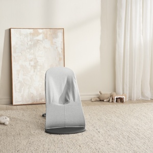 BabyBjorn - Balansoar Bliss Light Gray din tesatura melange cu aspect Clasic - Img 4