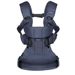 BabyBjorn - Marsupiu anatomic One Air - Navy Blue, 3D Mesh - Img 3