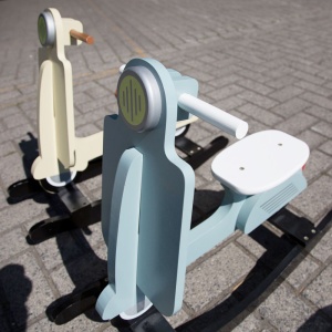 Balansoar Childhome Scooter, MDF Menta - Img 3