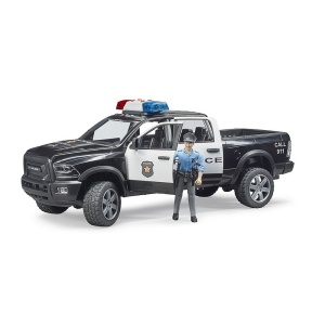 Bruder - Camion De Politie Ram 2500 Cu Politist Si Accesorii - Img 3