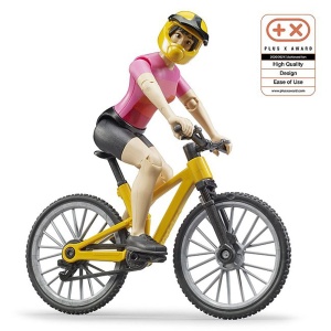 Bruder - Figurina Ciclista Cu Bicicleta De Munte - Img 3