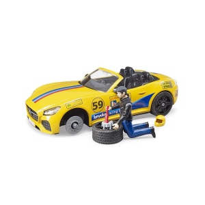 Bruder - Masina De Teren Ram 2500 Si Masina De Curse Roadster - Img 2