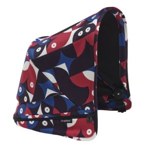 Capotina carucior Bugaboo Donkey 5 Animal Explorer Red Blue - Img 1
