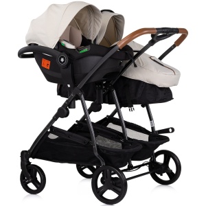 Carucior gemeni Chipolino Duo Smart 3 in 1 biscotta - Img 10