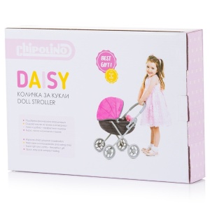 Carucior pentru papusi Chipolino Daisy hearts - Img 4