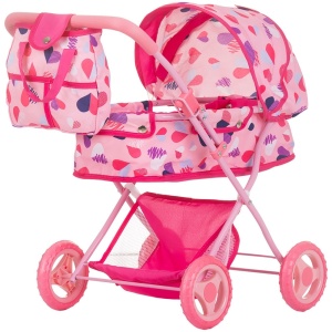 Carucior pentru papusi Chipolino Dora hearts - Img 1