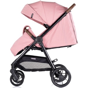 Carucior sport Chipolino Ultera cu husa picioare pink marshmallow - Img 5