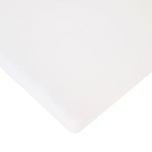Cearsaf saltea 90x200 cm Childhome, Jerse Alb