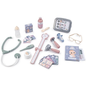 Centru de ingrijire pentru papusi Smoby Baby Care Center albastru cu accesorii - Img 3