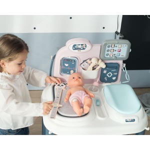 Centru de ingrijire pentru papusi Smoby Baby Care Center cu papusa si accesorii - Img 11