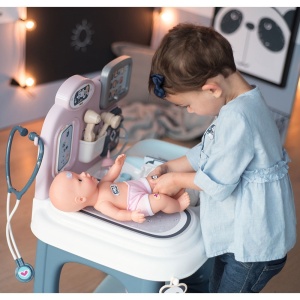 Centru de ingrijire pentru papusi Smoby Baby Care Center cu papusa si accesorii - Img 21