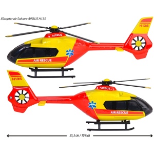 Elicopter de salvare Majorette Airbus H135 cu lumini si sunete - Img 3