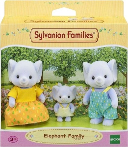 Figurine Sylvanian Families - Familia Elefanteilor - Img 2