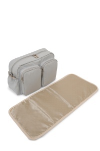Geantă pentru scutece și accesorii bebe, DuoPack, Carry Bliss, crem - Img 6