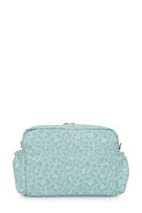Geantă pentru scutece și accesorii bebe, DuoPack, Carry Bliss, verde leo print - Img 7