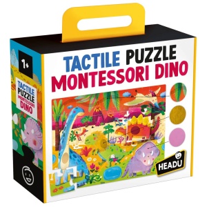 Headu - Montessori puzzle tactil dinozauri - Img 2