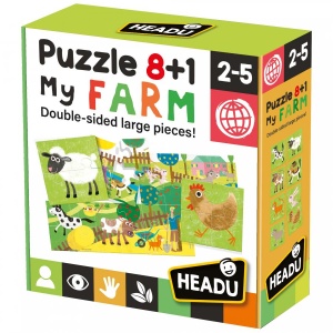 Headu Teacher Tested - 8 si 1 Primul Meu Puzzle Ferma - Img 2