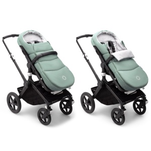 Husa de picioare universala carucior Bugaboo Pine Green - Img 3