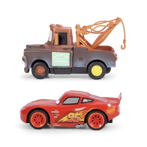 JADA CARS SET 2 MASINUTE CU TELECOMANDA FULGER MCQUEEN SI MATER SCARA 1:32 - Img 4