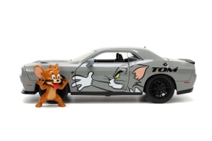 JADA MASINA METALICA DODGE CHALLENGER HELLCAT SCARA 1 LA 24 SI FIGURINA JERRY - Img 3