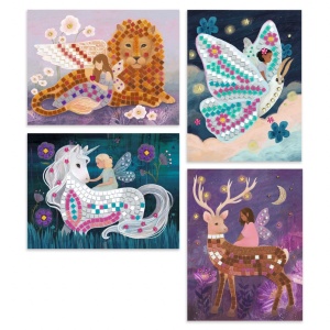 Joc creativ mozaic Unicornul fermecat, Djeco - Img 2