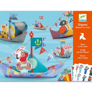 Joc creativ origami Construim barcute, Djeco - Img 1