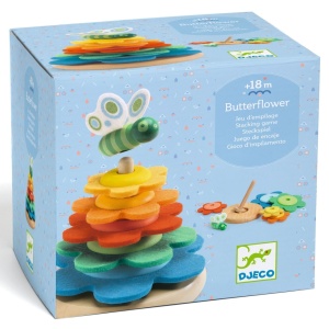 Jucarie bebe Turn flori si fluture, Djeco