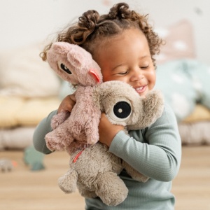 Jucarie de plus Done by Deer Cuddle Bestie Elphee Bej 20 cm - Img 4
