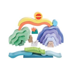 Jucarie din lemn de stivuit pentru copii - Natura - Img 3