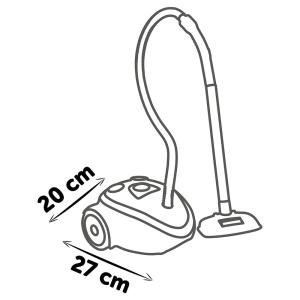 Jucarie Smoby Aspirator Vacuum Cleaner negru - Img 4