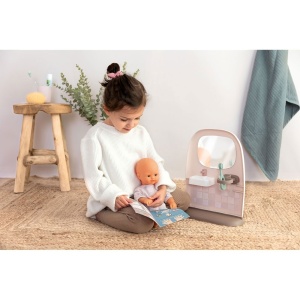 Jucarie Smoby Baby Nurse toaleta crem cu accesorii - Img 6