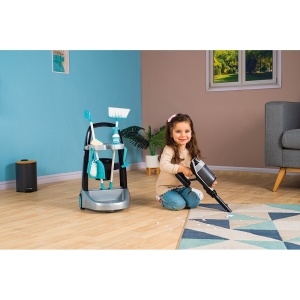 Jucarie Smoby Set curatenie cu troller si aspirator electronic Rowenta negru - Img 8