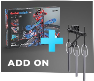 Kit STEM Completare pentru Cursa cu bile metalice - Sunete, Fischertechnik - Img 2