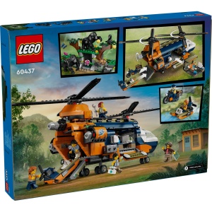LEGO CITY ELICOPTERUL UNUI EXPLORATOR AL JUNGLEI LA TABARA DE BAZA 60437 - Img 2