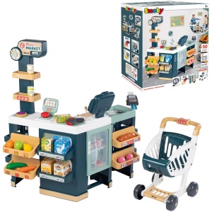 Magazin pentru copii Smoby Maxi Market cu 50 accesorii - Img 6