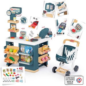 Magazin pentru copii Smoby Super Market cu 42 accesorii - Img 2