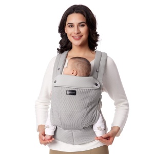 Marsupiu nou nascut Momcozy Air Mesh Grey