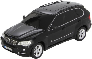 MASINA CU TELECOMANDA BMW X5 NEGRU CU SCARA 1 LA 18 - Img 4