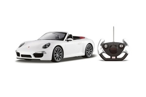 MASINA CU TELECOMANDA PORSCHE CARRERA S ALB CU SCARA 1 LA 12 - Img 2