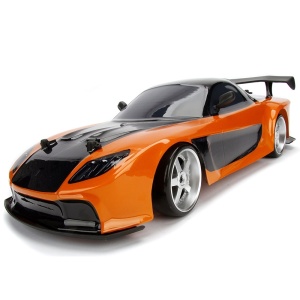 Masina Jada Toys Fast and Furious Mazda RX-7 Drift cu anvelope si telecomanda - Img 13