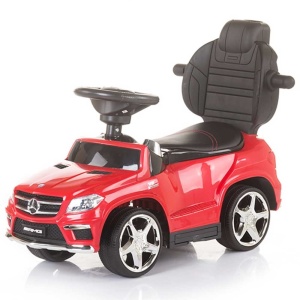 Masinuta de impins cu copertina Chipolino Mercedes Benz GL63 AMG red - Img 5
