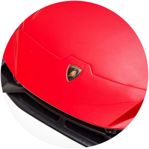 Masinuta electrica Chipolino Lamborghini Huracan red cu scaun din piele si roti EVA - Img 16