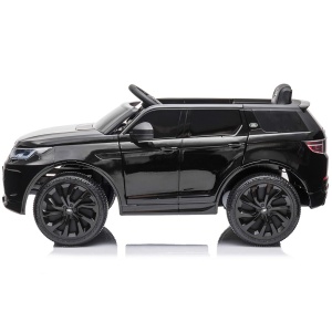 Masinuta electrica Chipolino SUV Land Rover Discovery cu scaun din piele si roti EVA black - Img 4