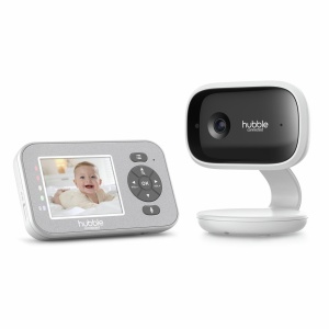 Monitor Video Bebelusi Hubble HB320, Ecran LCD 2.8 inchi, Conexiune Securizata 2.4GHz, Night Vision, Senzor Temperatura, 10 Cantece de Leagan