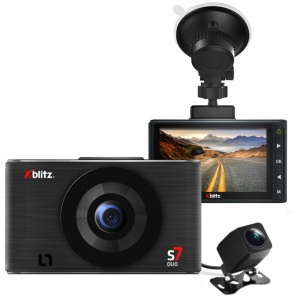 Neno Xblitz S7 Duo - Cameră auto față/spate, Full HD, negru - Img 3
